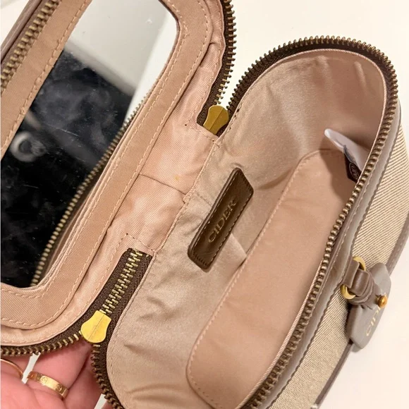 Cider Brown and Cream Crossbody Bag - Picture 5 of 5